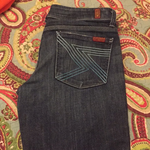 7 For All Mankind Denim - 7 for all mankind Flynt size 27.